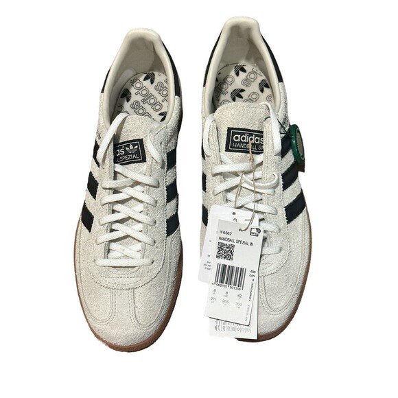Adidas‎ Handball Spezial Women’s Aluminium Black Gum Size 9.5 (runs large) NWT - Picture 1 of 8
